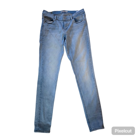 LEVIS 710 STRAIGHT LEG SUPER SKINNY HIGH WASTE - Picture 1 of 3
